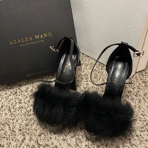 Super Sexy n Sassy! Black platform heels by Azalea Wang 🔥🔥